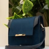 Blue Leather Bag