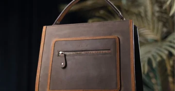 AURORA CLASSIC TOTE – Walnut Brown Edition